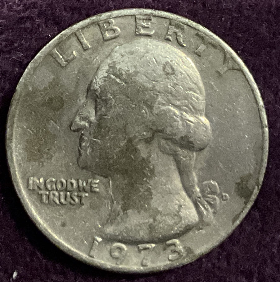 Quarter Washington 1973 D 6  coin collectible - Main Image 3