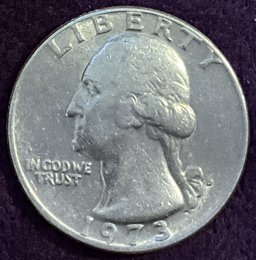 Quarter Washington 1973 D 7  coin collectible - Main Image 3