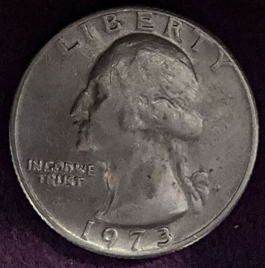 Quarter Washington 1973 D 8  coin collectible - Main Image 3