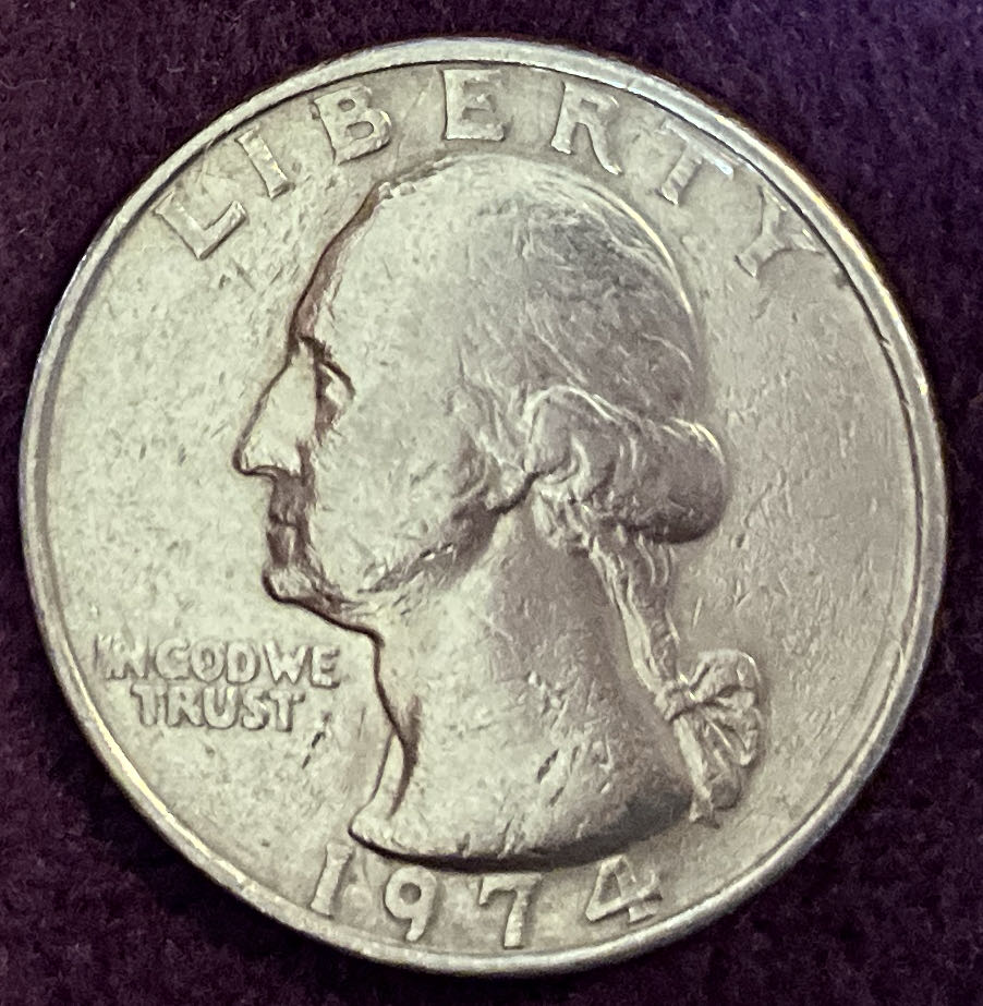 Quarter Washington 1974 4  coin collectible - Main Image 3