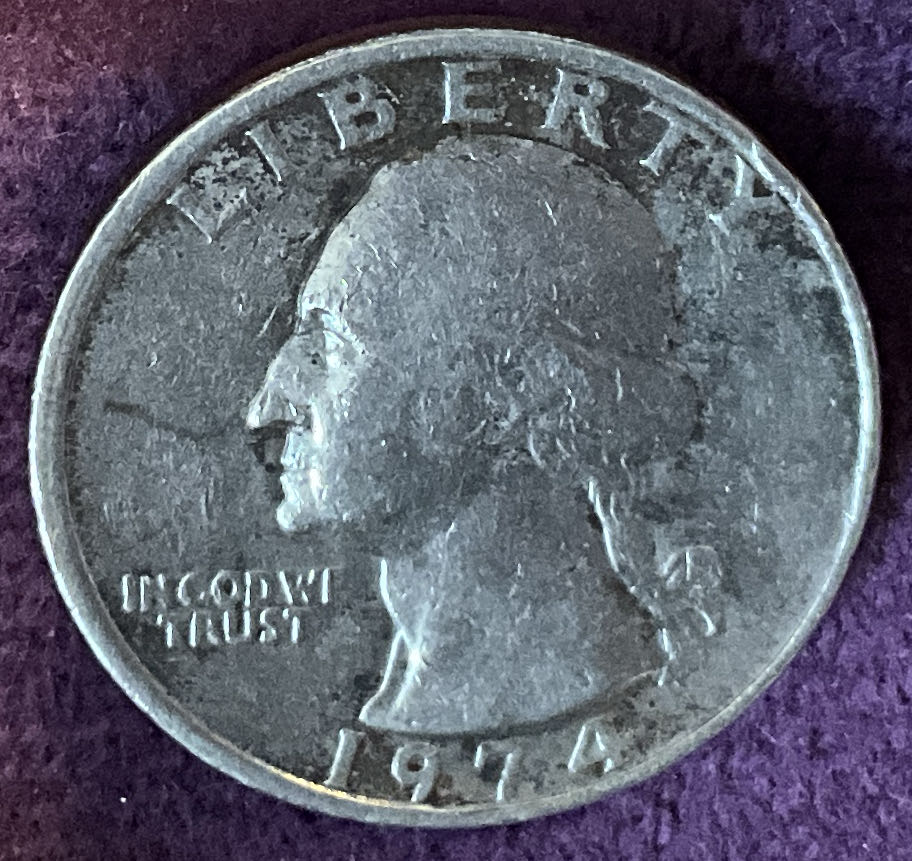 Quarter Washington 1974 8  coin collectible - Main Image 3