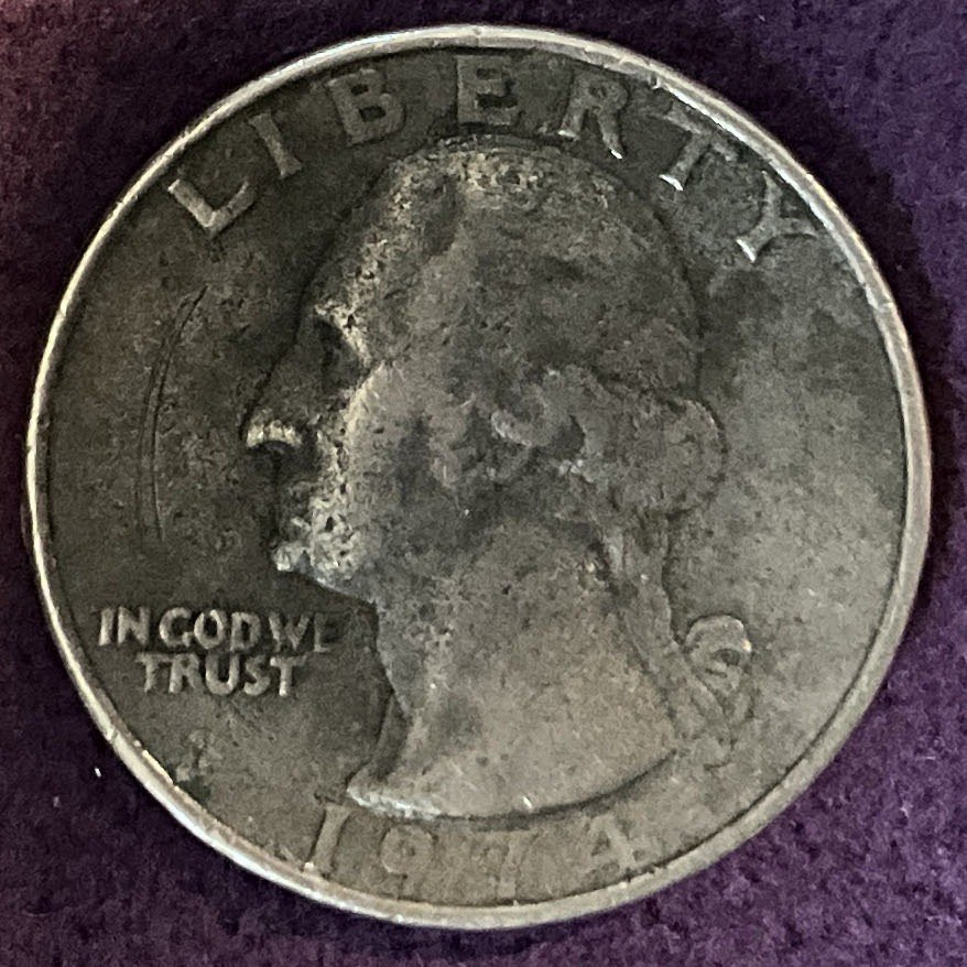 Quarter Washington 1974 9  coin collectible - Main Image 3