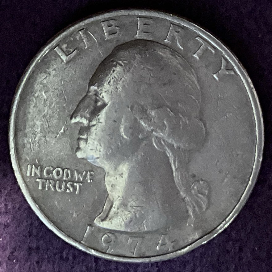 Quarter Washington 1974 14  coin collectible - Main Image 3