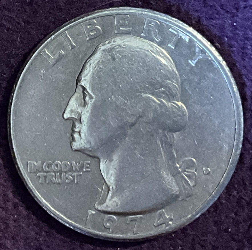 Quarter Washington 1974 D 5  coin collectible - Main Image 3
