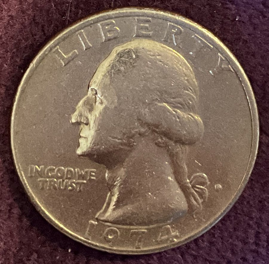Quarter Washington 1974 D 6  coin collectible - Main Image 3