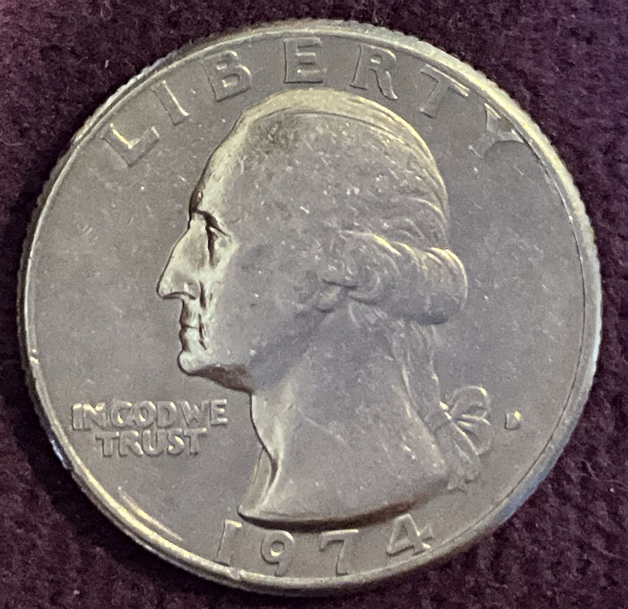 Quarter Washington 1974 D 7  coin collectible - Main Image 3