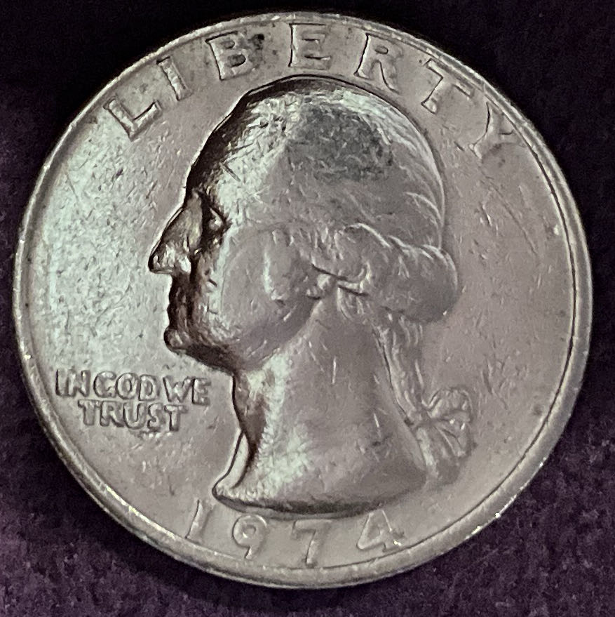 Quarter Washington 1974 21  coin collectible - Main Image 3