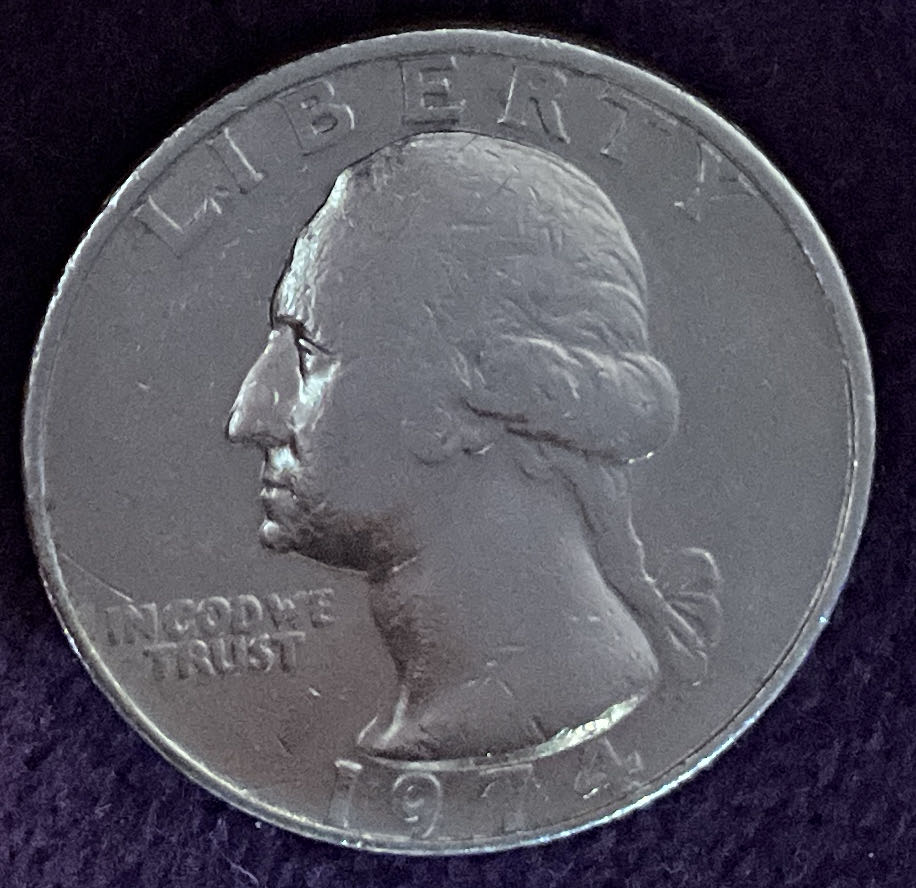 Quarter Washington 1974 22  coin collectible - Main Image 3