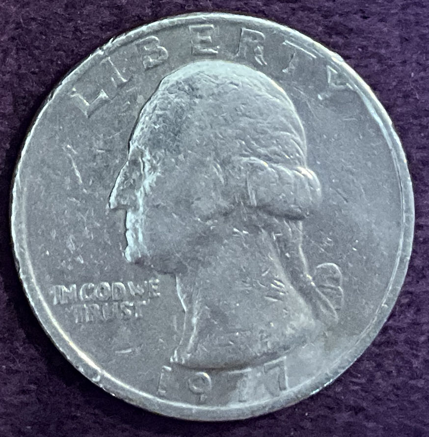 Quarter Washington 1977 3  coin collectible - Main Image 3