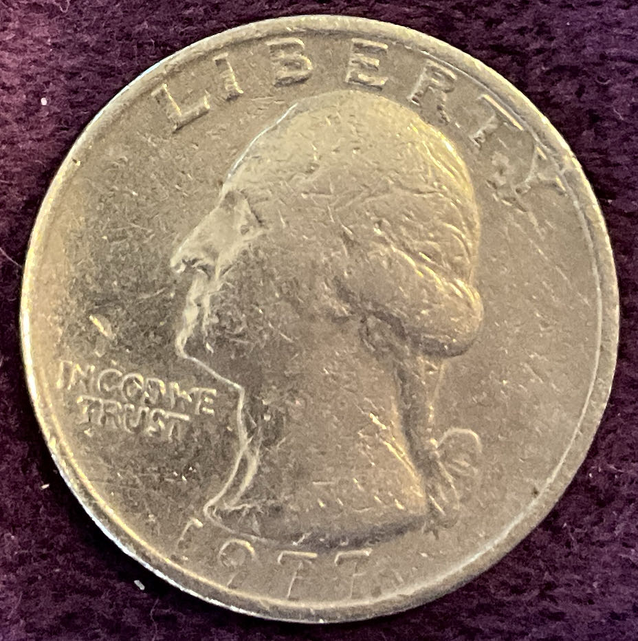 Quarter Washington 1977 4  coin collectible - Main Image 3