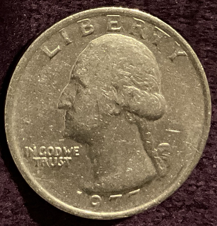 Quarter Washington 1977 5  coin collectible - Main Image 3