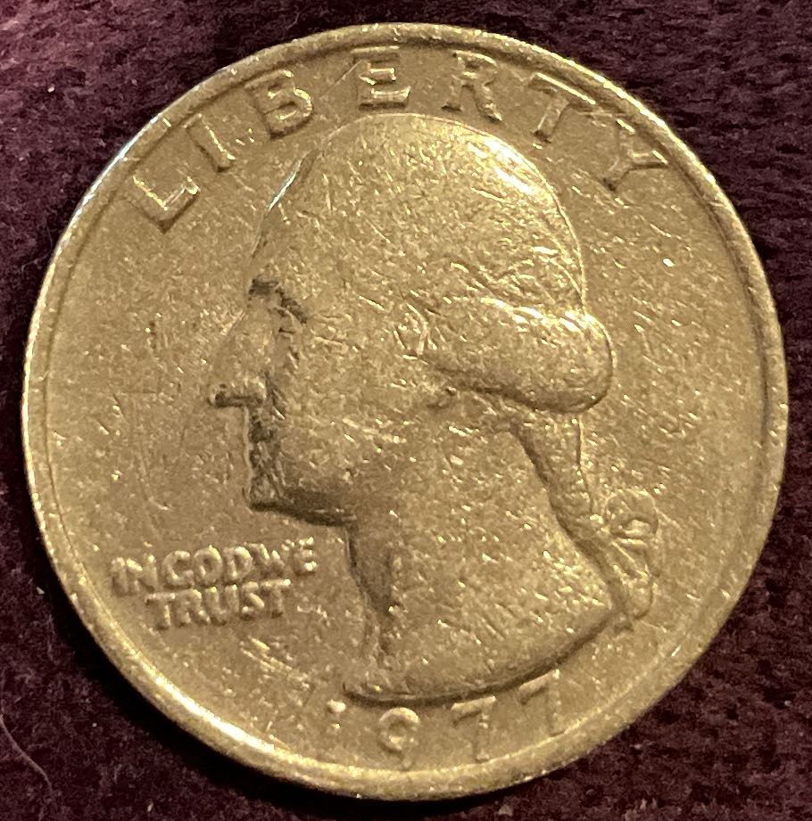 Quarter Washington 1977 6  coin collectible - Main Image 3
