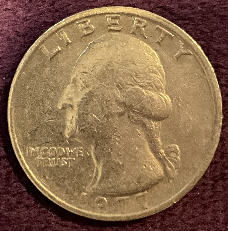 Quarter Washington 1977 7  coin collectible - Main Image 3