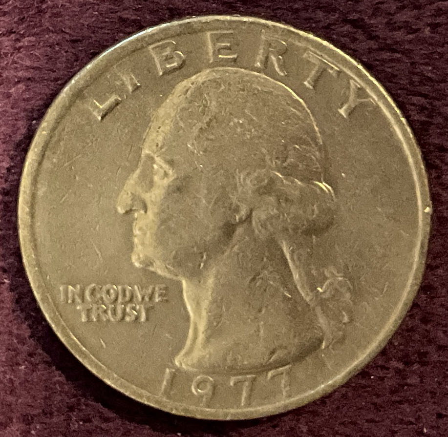 Quarter Washington 1977 9  coin collectible - Main Image 3