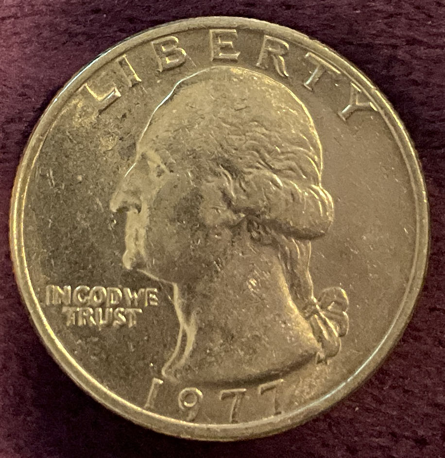 Quarter Washington 1977 10  coin collectible - Main Image 3
