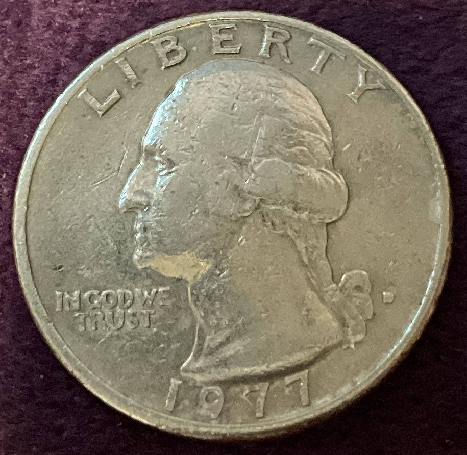 Quarter Washington 1977 D 2  coin collectible - Main Image 4