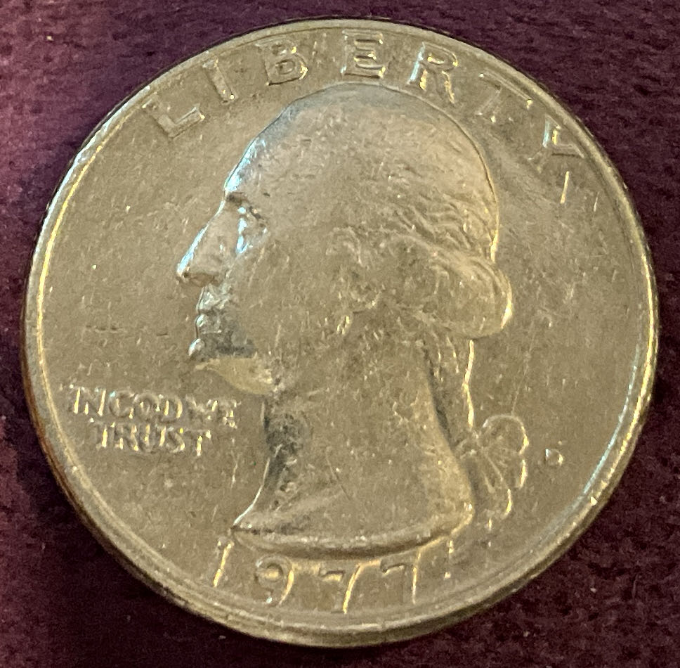 Quarter Washington 1977 D 3  coin collectible - Main Image 3