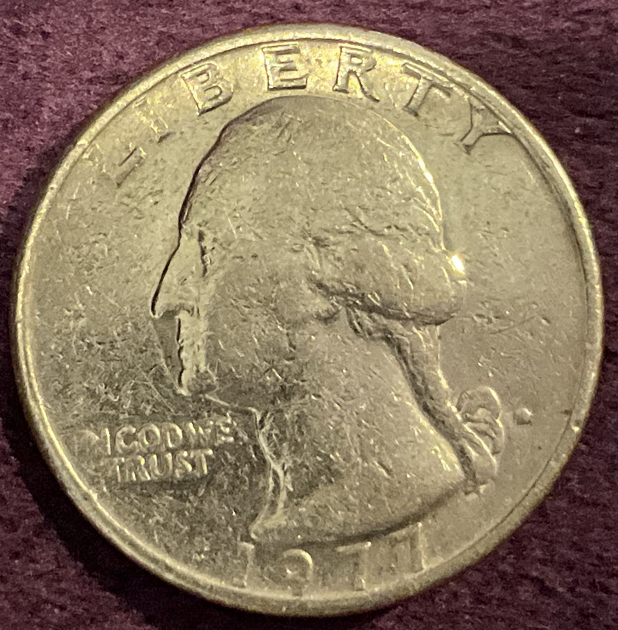 Quarter Washington 1977 D 4  coin collectible - Main Image 3