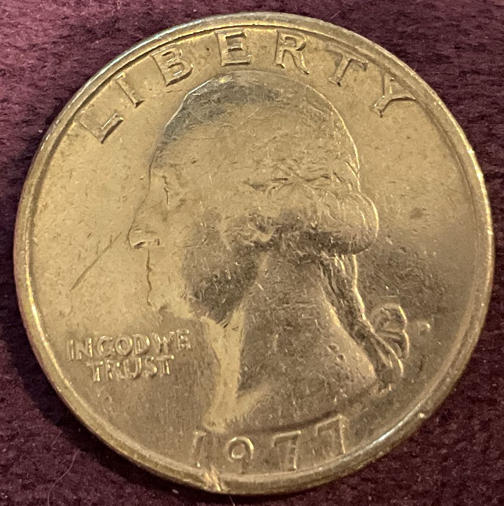 Quarter Washington 1977 D 5  coin collectible - Main Image 3