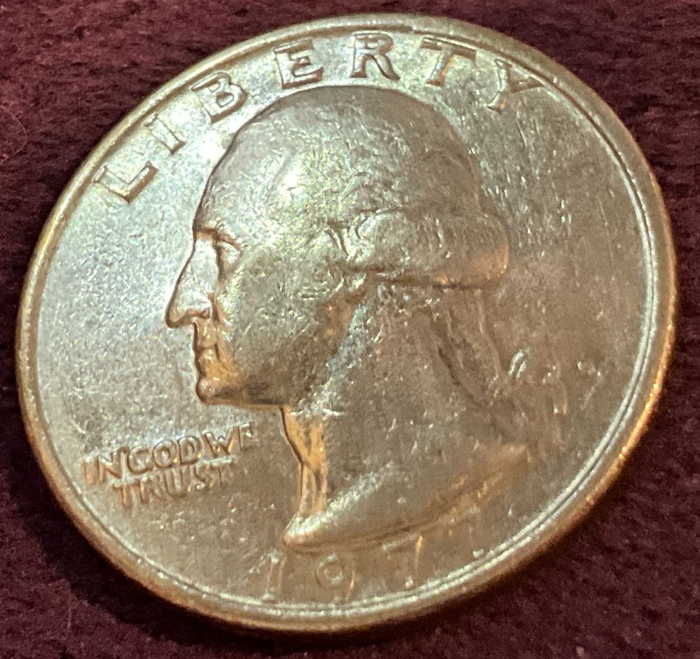 Quarter Washington 1977 D 6  coin collectible - Main Image 3