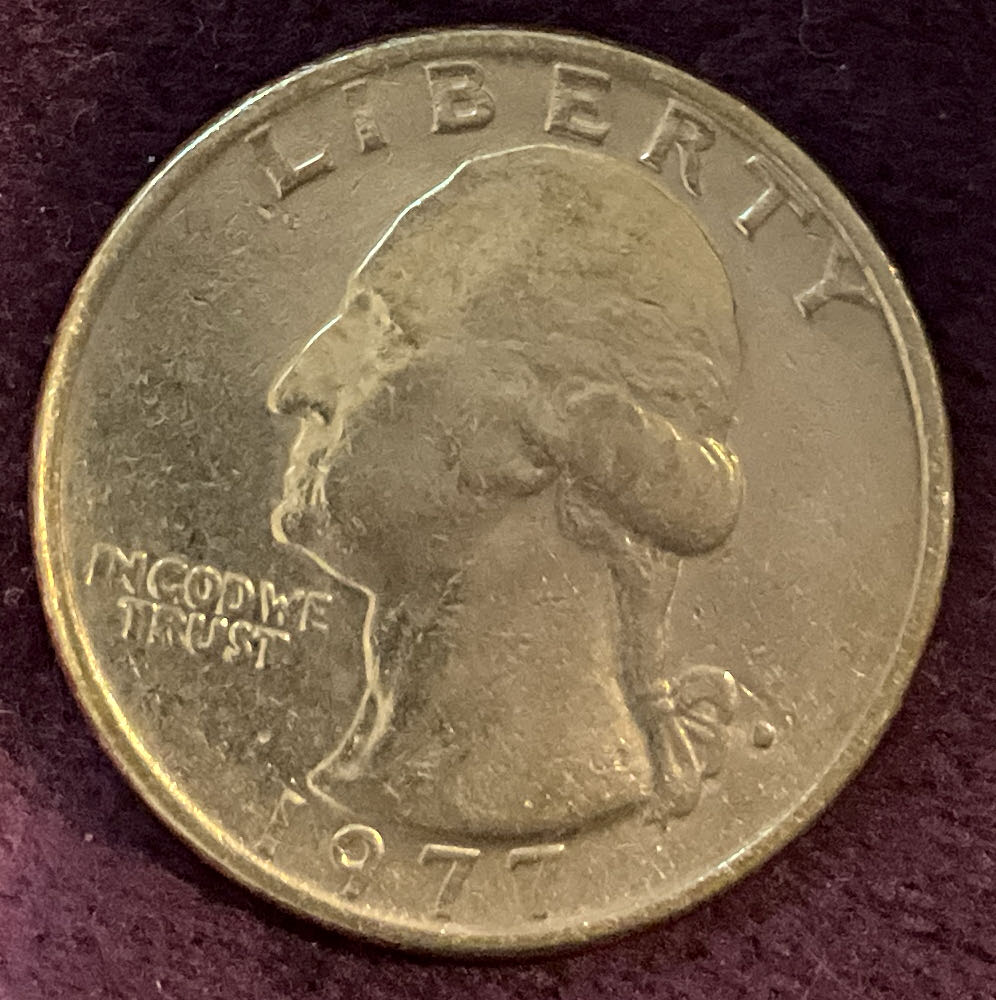 Quarter Washington 1977 D 7  coin collectible - Main Image 3