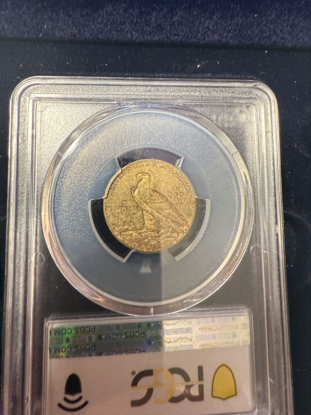 US Gold Indian $5 1912-S  coin collectible - Main Image 2