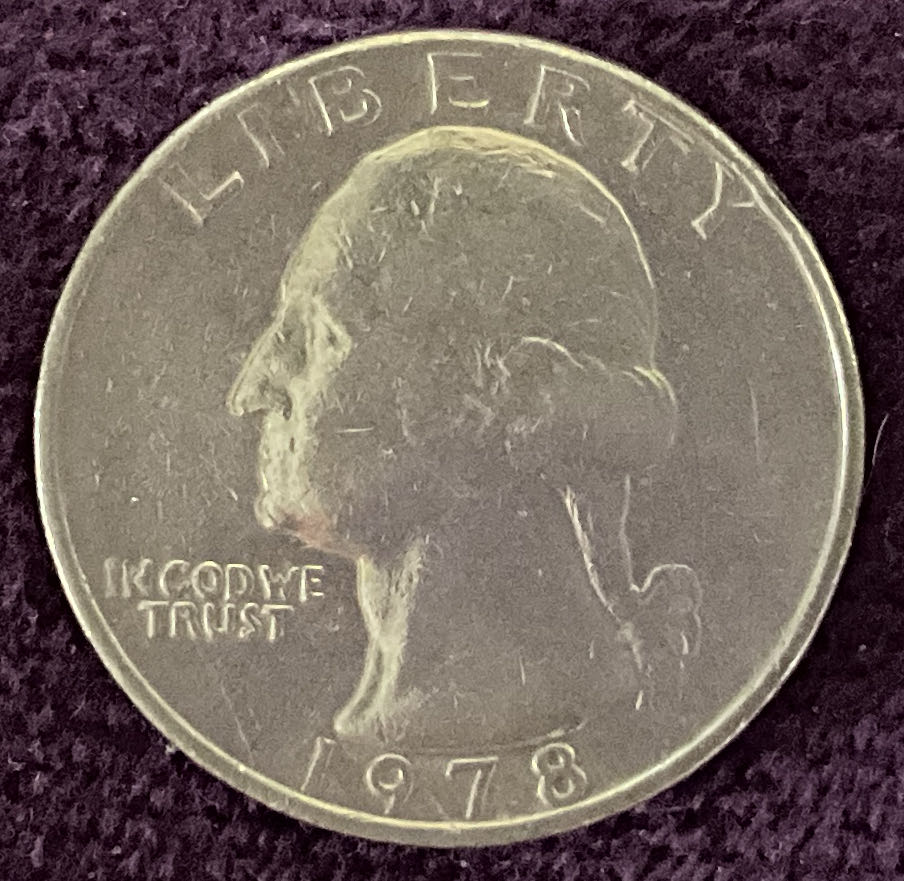 Quarter Washington 1978 10  coin collectible - Main Image 3