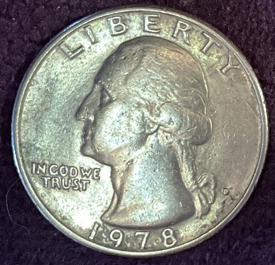 Quarter Washington 1978 D 5  coin collectible - Main Image 3