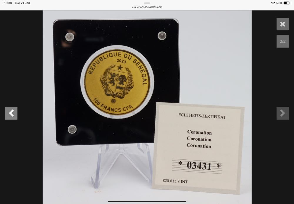 The Coronation Of His Majesty King Charkes III  coin collectible - Main Image 2