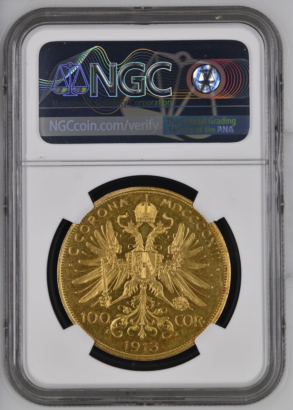 Austria 100 Corona 1913  coin collectible - Main Image 2