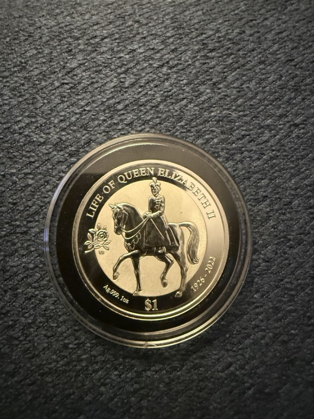 British Virgin Island $1 Queen Elizabeth II Memorial   coin collectible - Main Image 2