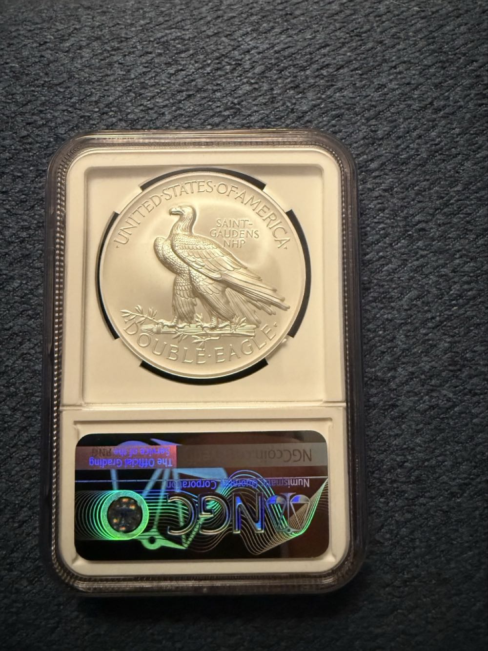 Saint Gaudens NPF Commeorative 2022 Silver 2 Oz Half Eagle  coin collectible - Main Image 2