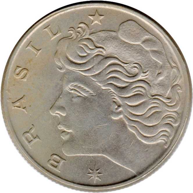 Brazil (1977) - 20 Centavos [Cr$]  coin collectible - Main Image 2