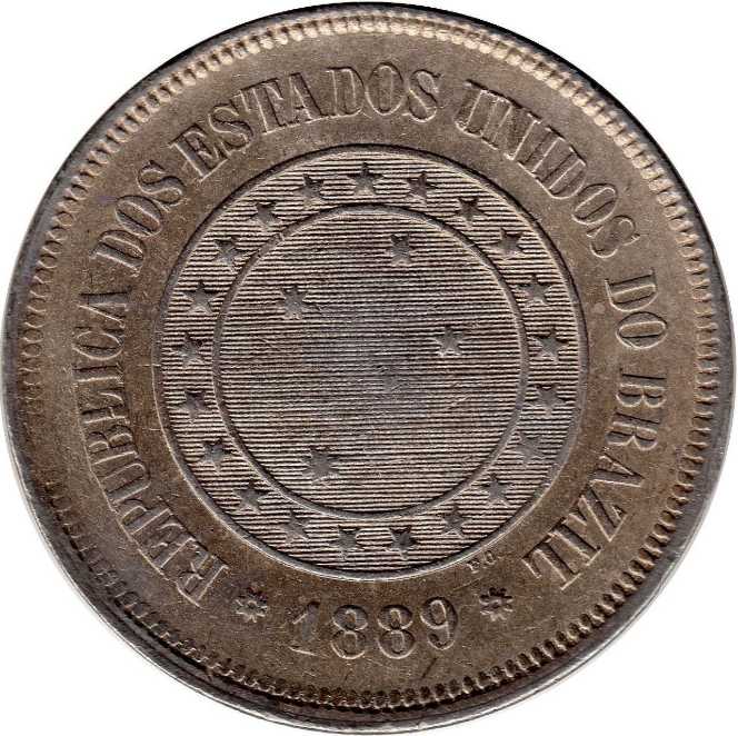 Brazil (1899) - 100 Réis [Rs] [$]  coin collectible - Main Image 2