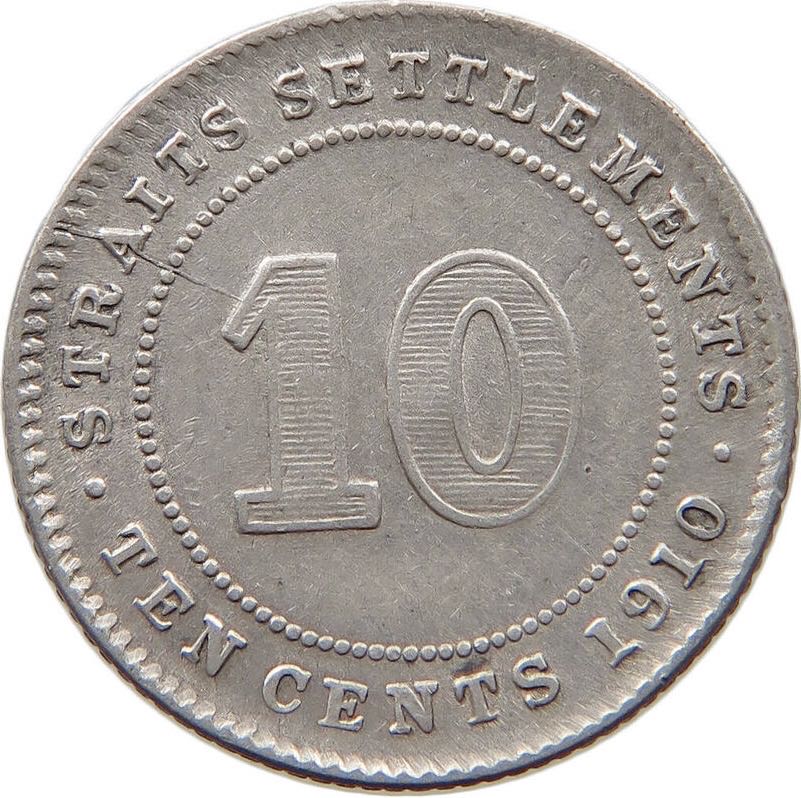 ¢10 | 1909 Straits  coin collectible - Main Image 2