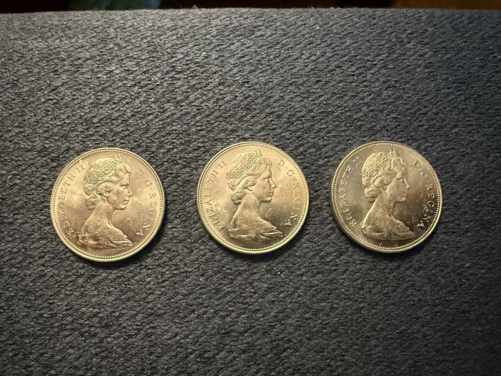 Canada Canoe Silver Dollar 1966  coin collectible - Main Image 2