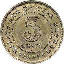 ¢5 | 1957KN Malaya NGC  coin collectible - Main Image 2