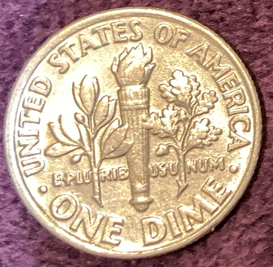 Dime 1996 P Roosevelt  coin collectible - Main Image 2