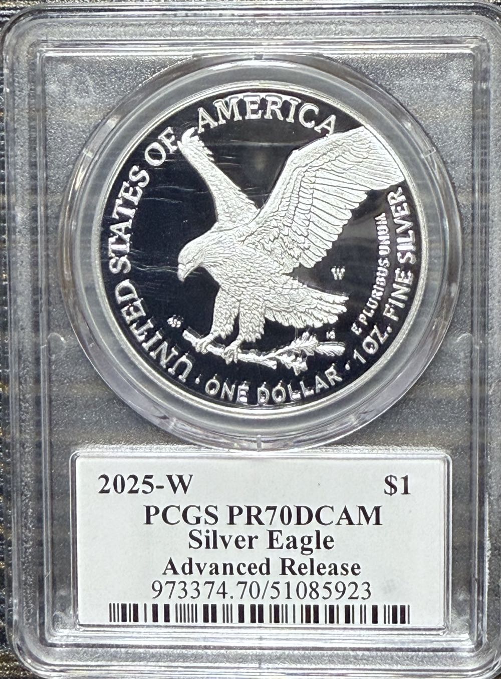 American Silver Eagle  coin collectible - Main Image 2