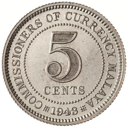 ¢5 | 1939 Malaya  coin collectible - Main Image 2