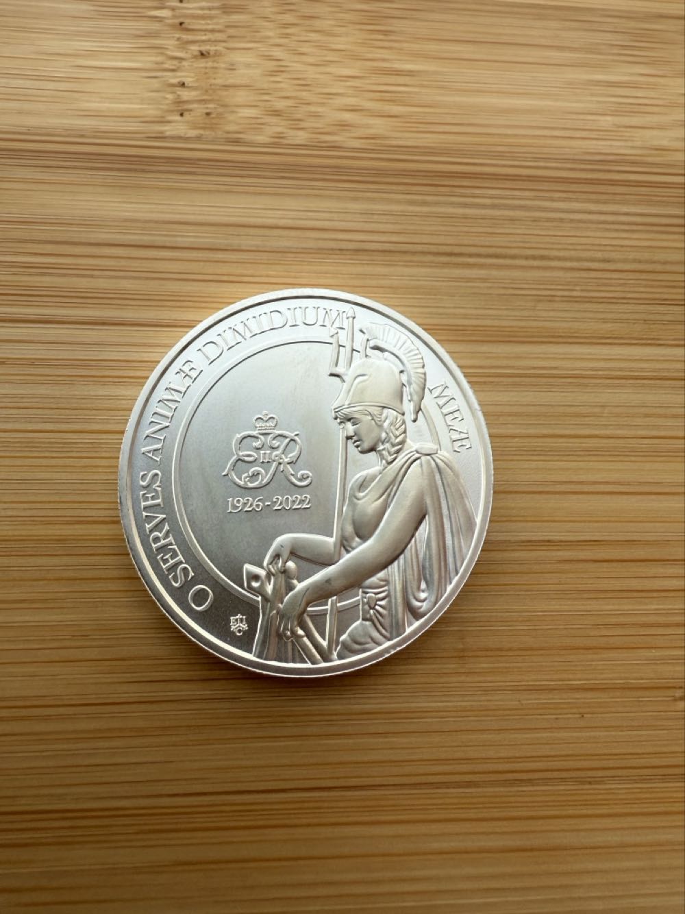 St Helena Silver Queens Memorial Coin 2023  coin collectible - Main Image 2