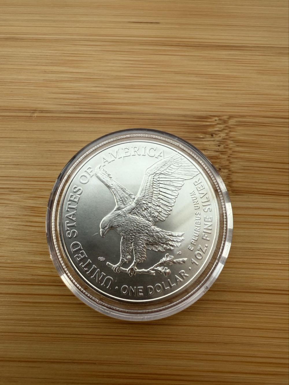 Burnished American Silver Eagle $1 2021  coin collectible - Main Image 2