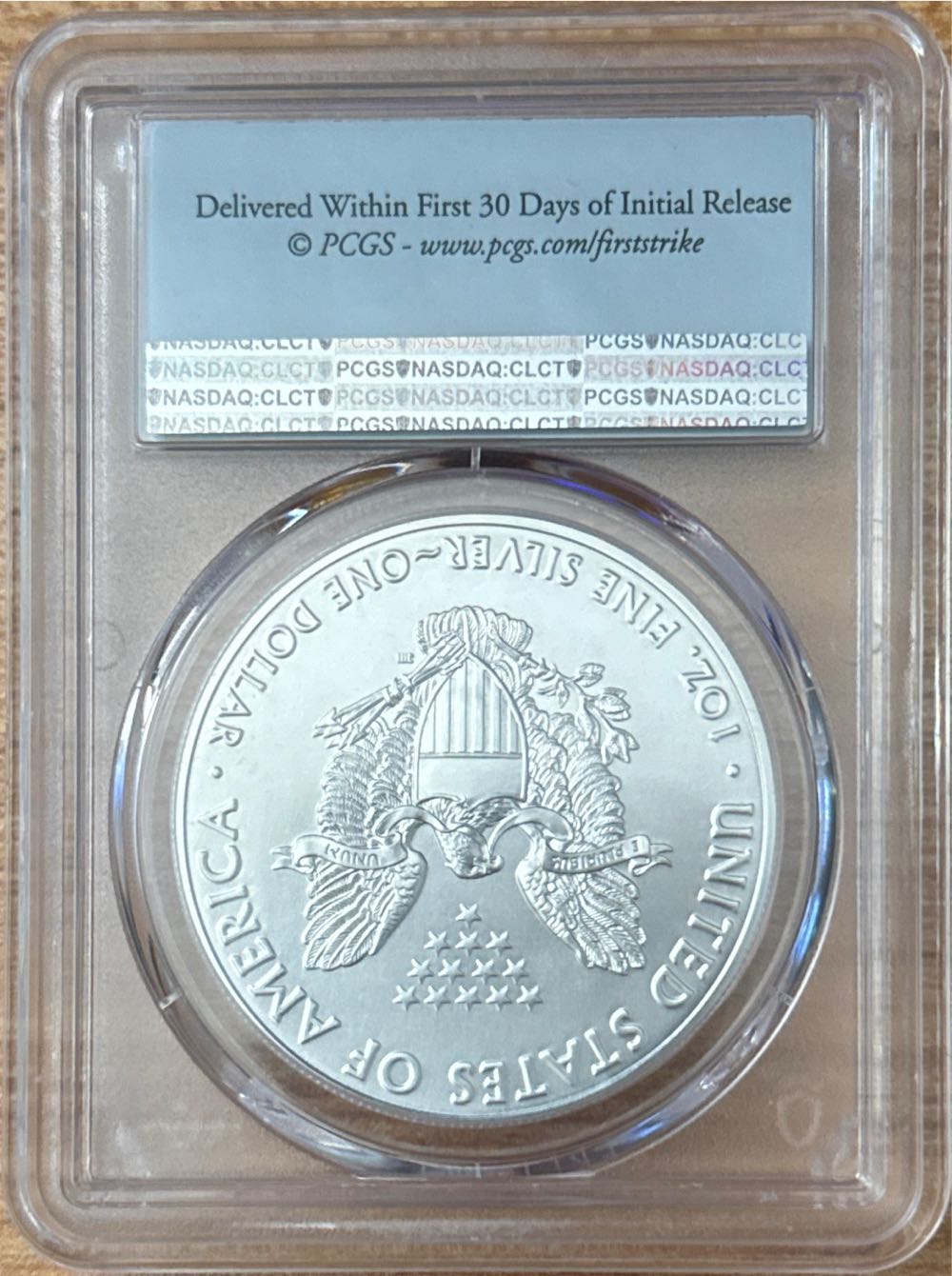 2021 American Silver Eagle Type 1 MS70  coin collectible - Main Image 2