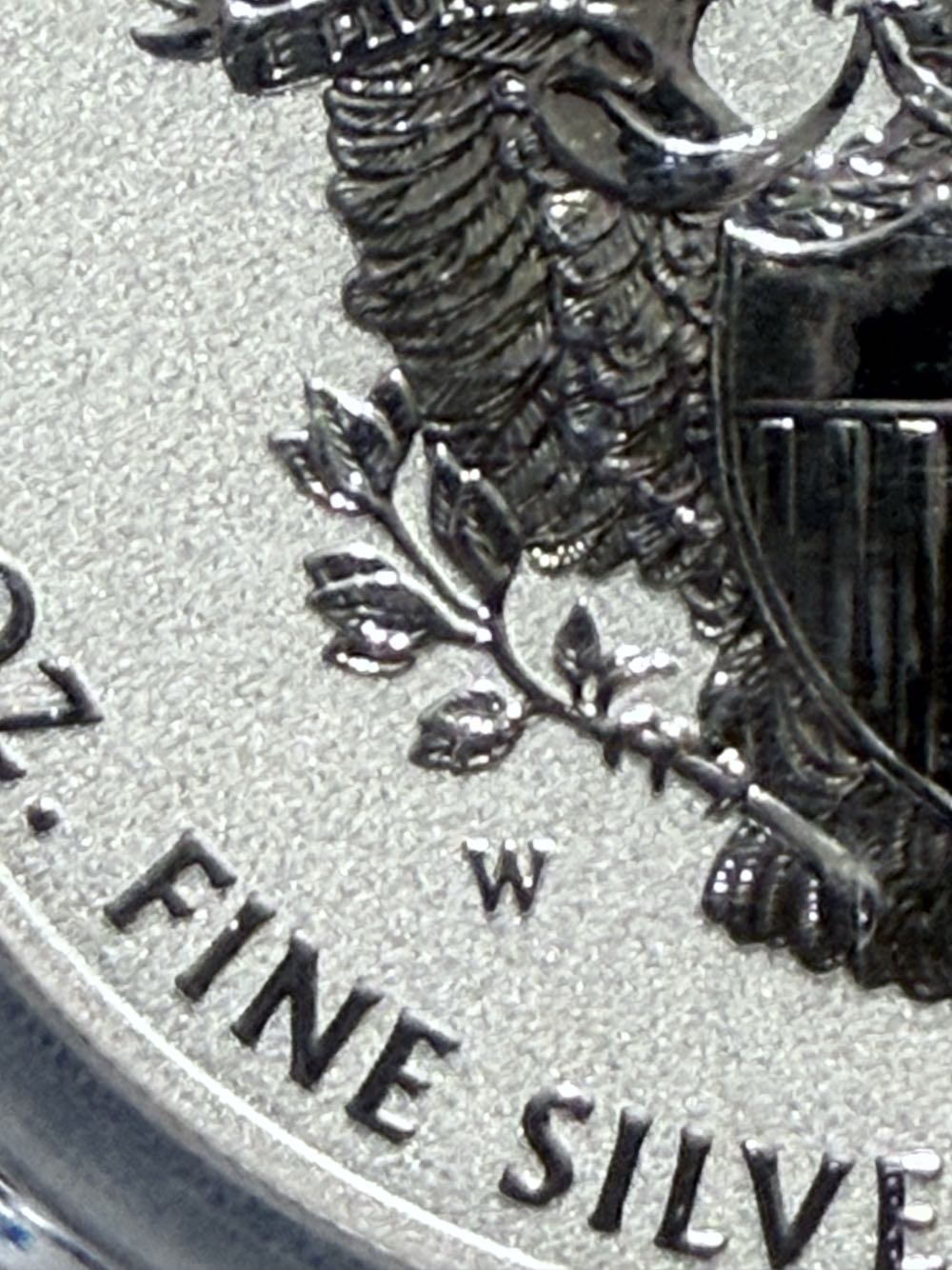 Slab 2021 American Silver Eagle DOUBLE Rev Proof SLAB FDOI PR70 T1 (W) & T2(S) Designer Edition  coin collectible - Main Image 3