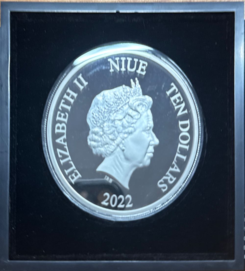 2022 Niue Star Wars Death Star 3oz Silver Proof Coin   coin collectible - Main Image 3