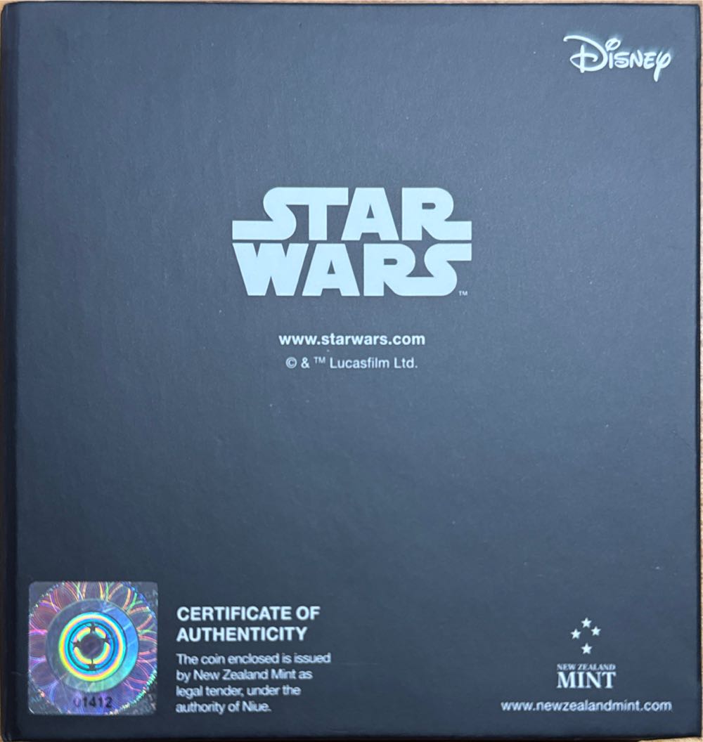 2022 Niue Star Wars Death Star 3oz Silver Proof Coin   coin collectible - Main Image 4