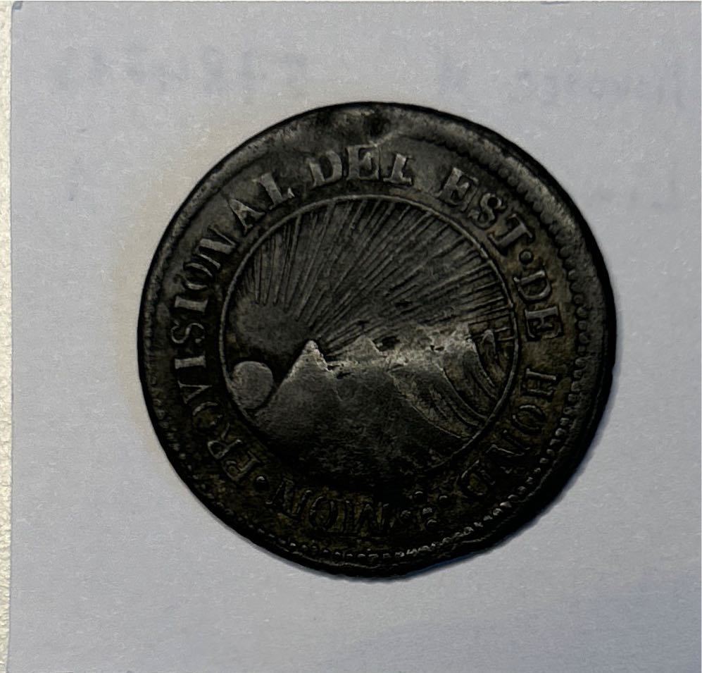 Honduras 50 Centavos de Peso 1871  coin collectible - Main Image 2