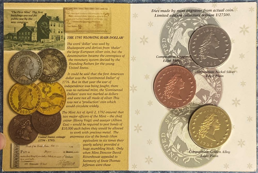 United States Mint Constitution Proof Coin 1987