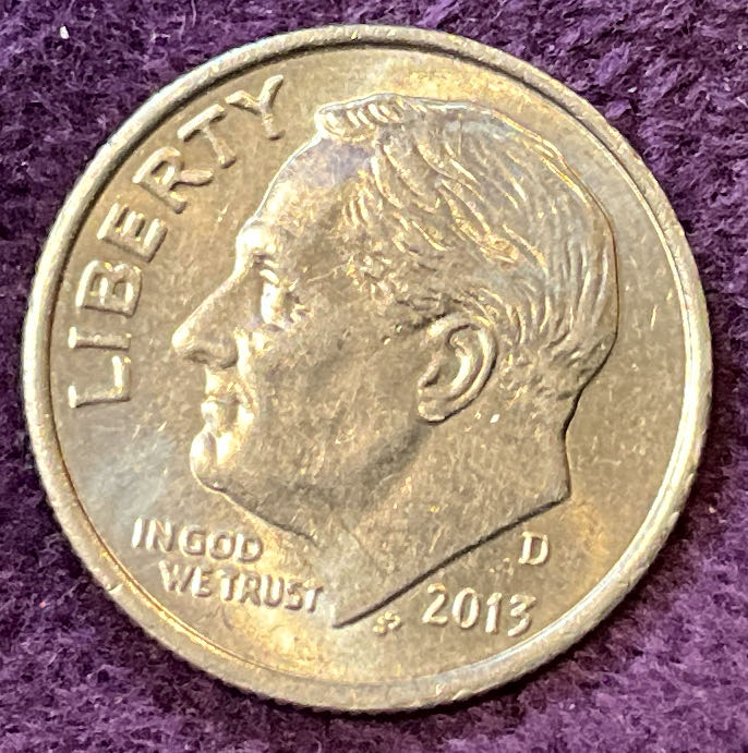 Dime 2013 D Roosevelt 5  coin collectible - Main Image 3
