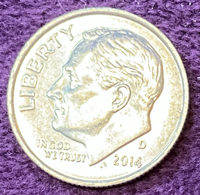Dime 2014 D Roosevelt 13  coin collectible - Main Image 3